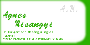 agnes misangyi business card