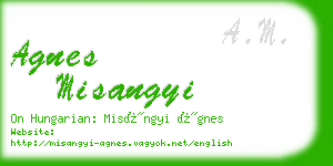 agnes misangyi business card